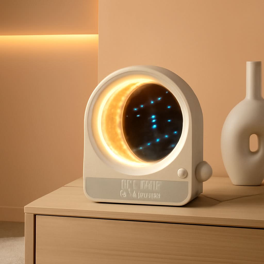 Sunrise Alarm Clock With Moon Lamp Dimmer Controller