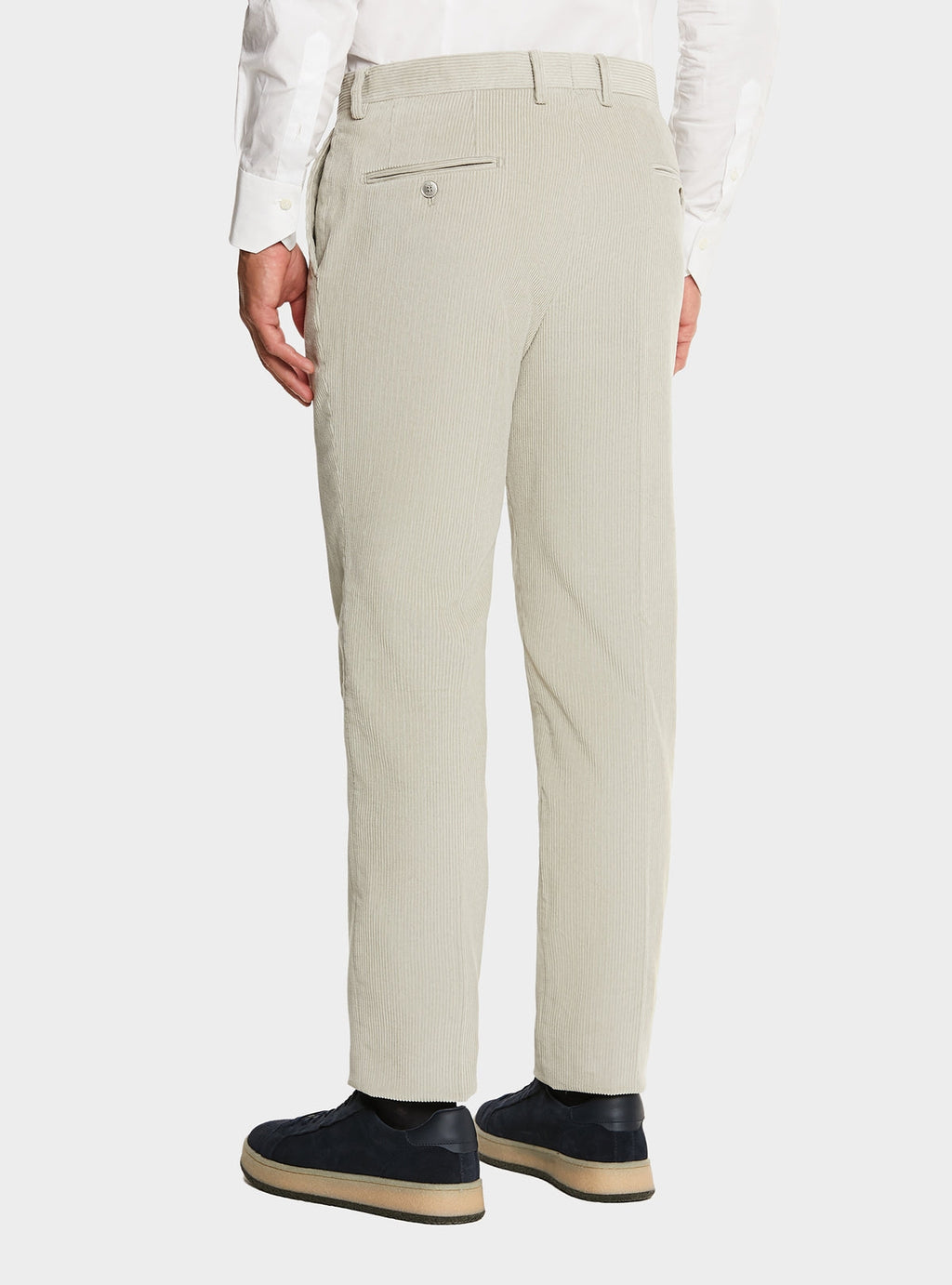Pantalone tasca america in velluto a coste in puro cotone
