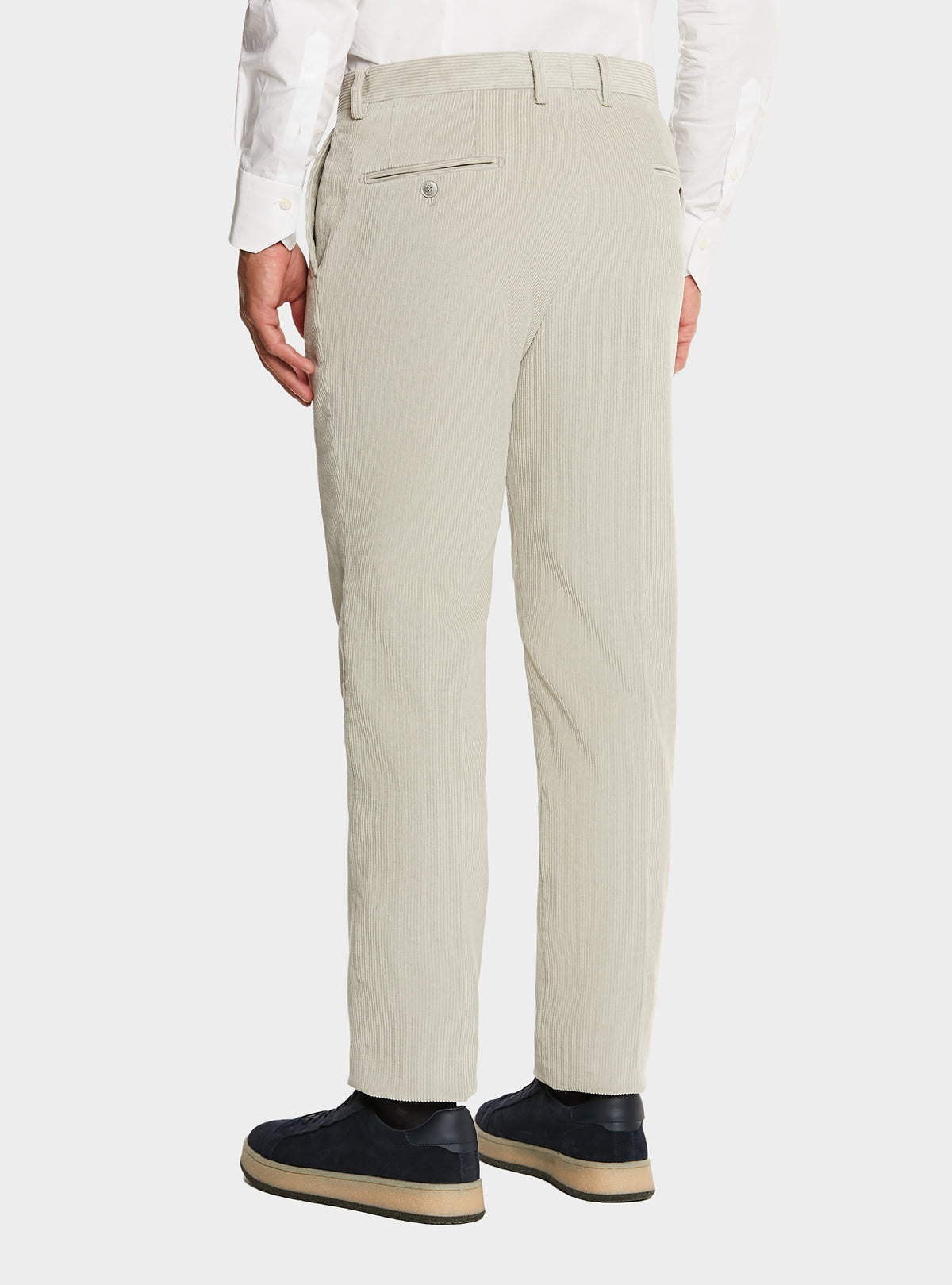 Pantalone tasca america in velluto a coste in puro cotone