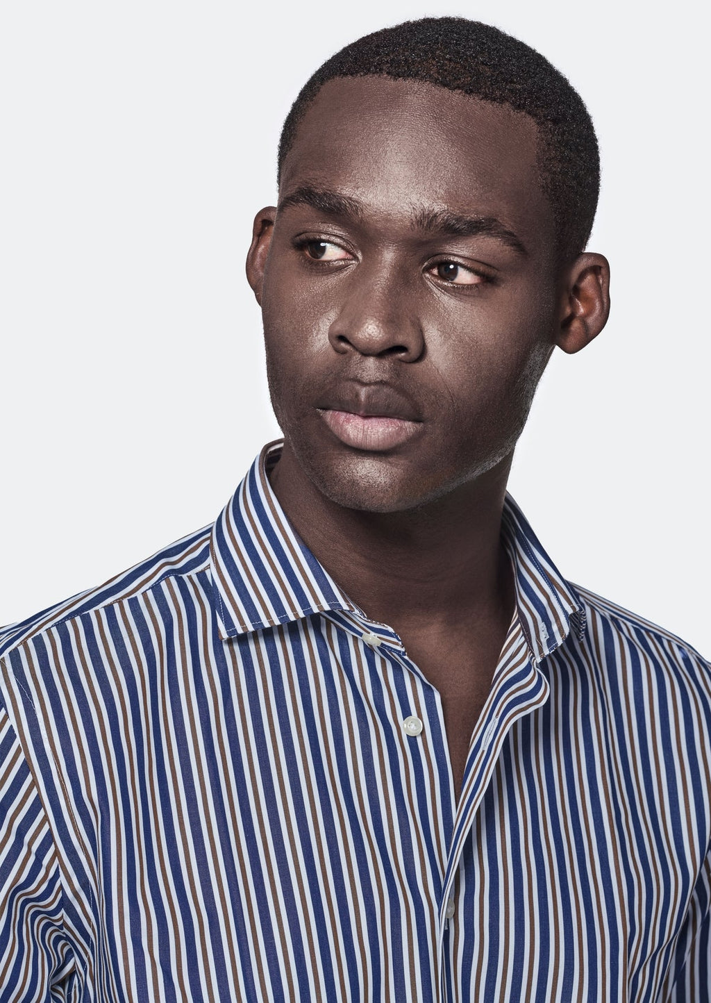 Camicia multiriga in puro cotone
