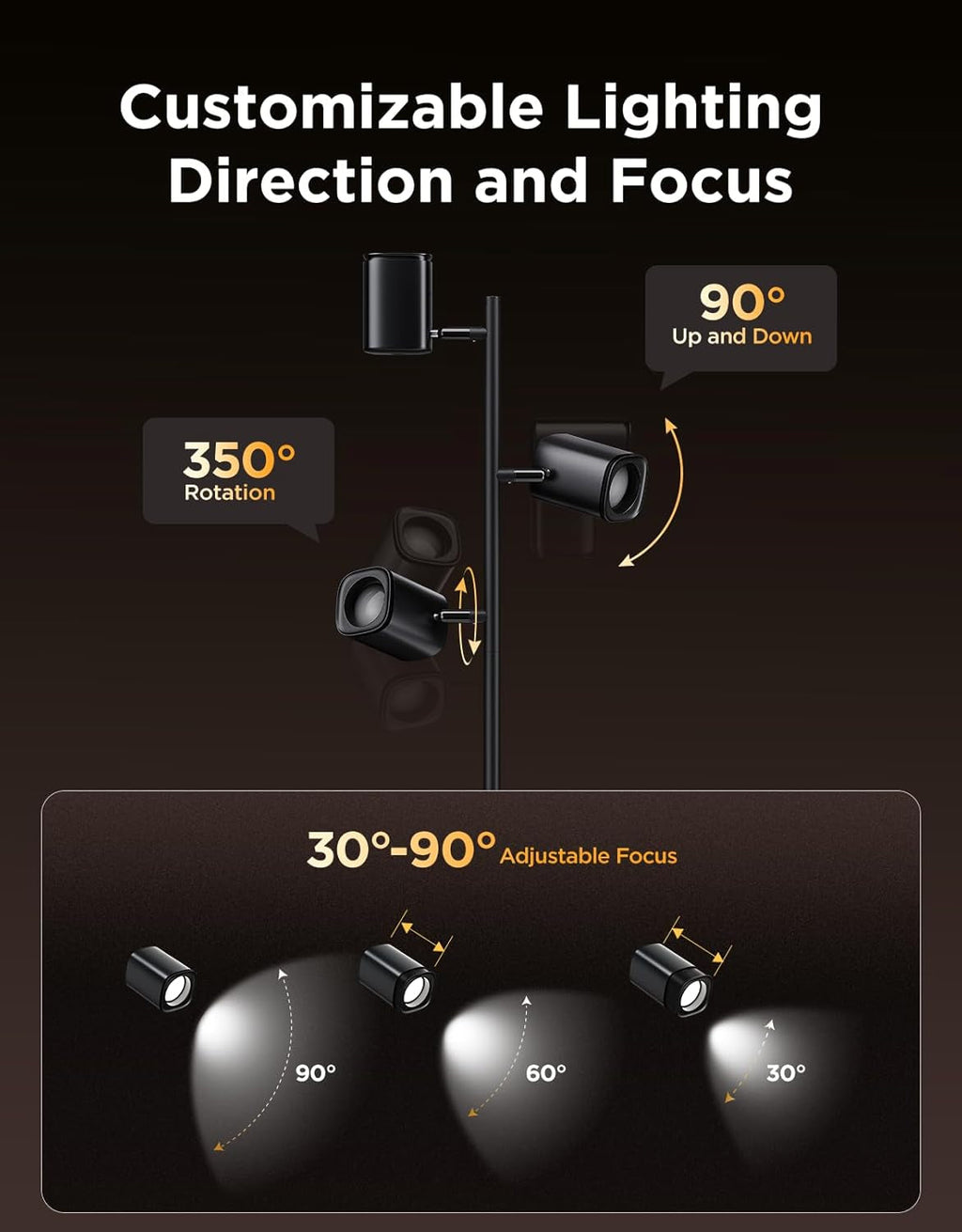 Govee Tree Floor Lamp LuminBlend Matter Compatible