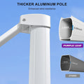 10-Foot Cantilever Patio Umbrella With UV-Resistant Fabric